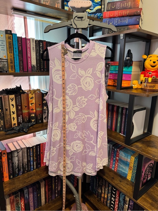 Lane Bryant Tops - Lane Bryant Lavender Floral long tank top